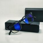 Square Eyeglasses Frame Filter Blue Light Glasses - Image 4