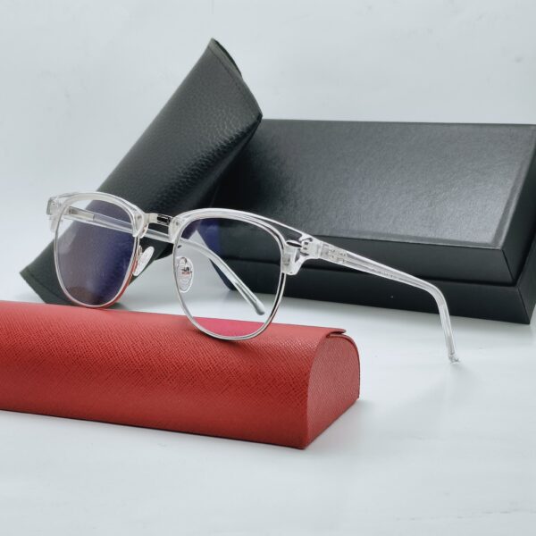 BLUE CUT EYEGLASSES WHITE TRANSPERENT PREMIUM QUALITY - Image 4
