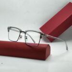 Square Gray Frame Anti-Blue Light Glasses Fashion Retro Men Women Computer Gaming Eye Protection Eyewear - Image 2