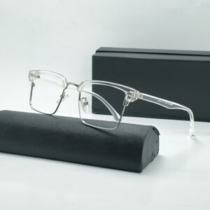 Square trnsperent Frame Anti-Blue Light Glasses Fashion Retro Men Women Computer Gaming Eye Protection Eyewear