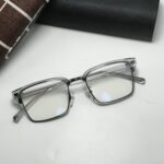 Square Gray Frame Anti-Blue Light Glasses Fashion Retro Men Women Computer Gaming Eye Protection Eyewear - Image 4