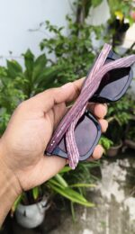premium wooden frame uv protected sunglasses - Image 3