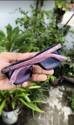 premium wooden frame uv protected sunglasses - Image 5