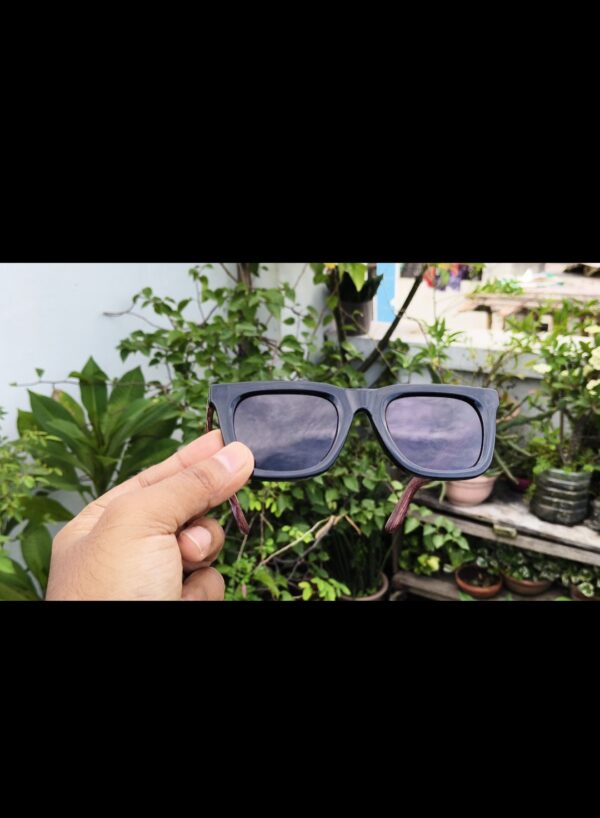 premium wooden frame uv protected sunglasses - Image 7
