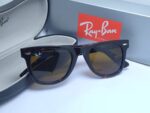 premium rayban leaopard brown wayfarer sunglasses - Image 2