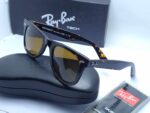 premium rayban leaopard brown wayfarer sunglasses - Image 4