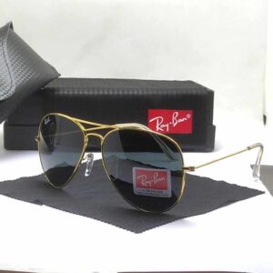 RB metal aviator golden black  uv protected