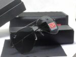 RB metalaviator black lens uv protected - Image 3