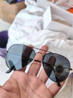 RB metalaviator black lens uv protected - Image 4