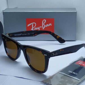 premium rayban leaopard brown wayfarer sunglasses