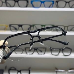 OPTIKART Veyron — Black Aviator Optical Frame